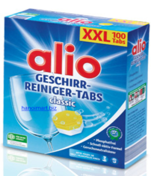 Viên rửa bát Alio hàng mới chuyên dụng cho máy rửa bát gia đình, sản phẩm chính hãng