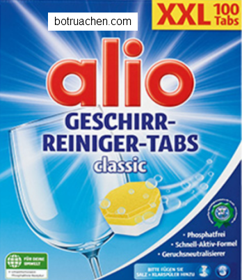 Viên rửa bát Alio 3 in 1 nhập khẩu từ Đức
